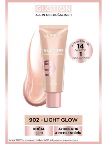 Loreal Paris Glotion All-In-One Doğal Işıltı - 902 Light Glow - 1