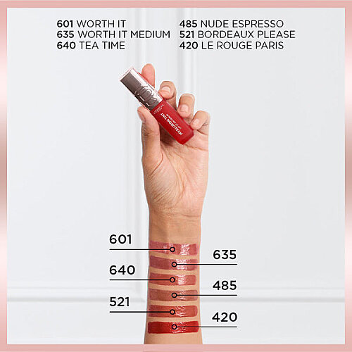 Loreal Paris Hyaluron Lip Tint 635 Worth It Medium - 6
