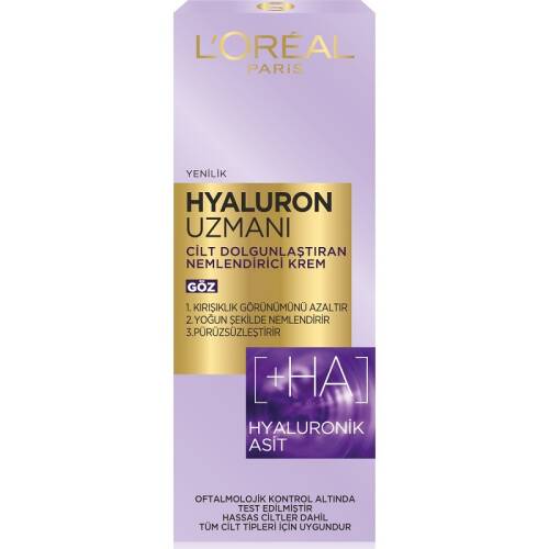 L'Oreal Paris Hyaluron Uzmanı Nemlendirici Göz Kremi 15 ml - 3