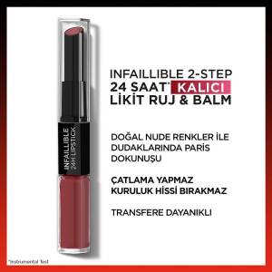 L'Oreal Paris İnfaillable Lipstick 2 Steps - 801 Toujours - 2