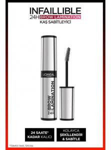 Loreal Paris Infaillible 24H Brow Lamination Şeffaf Kaş Sabitleyici - 00 Clear/Transparent