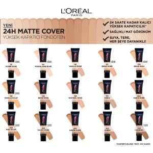 L'Oreal Paris Infaillible 24H Matte Cover Yüksek Kapatıcı Fondöten - 155 Cool Undertone - 4