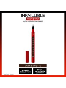 Loreal Paris Infaillible Faux Brow Ultra İnce Uçlu Kaş Kalemi - Dark Brunette