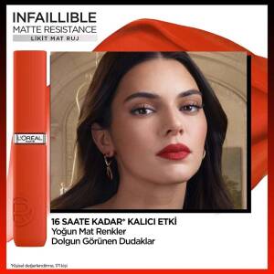 L'Oreal Paris İnfaillible Matte Resistance Likit Mat Ruj 5 ml - Lazy Sunday 150 - 3