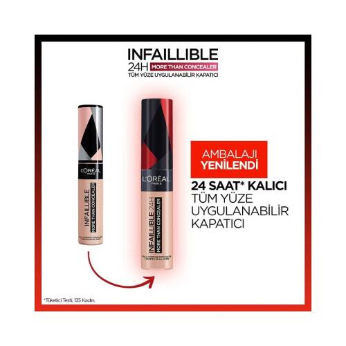 L'Oreal Paris İnfaillible More Than Concealer - 327 Cashmere - 3