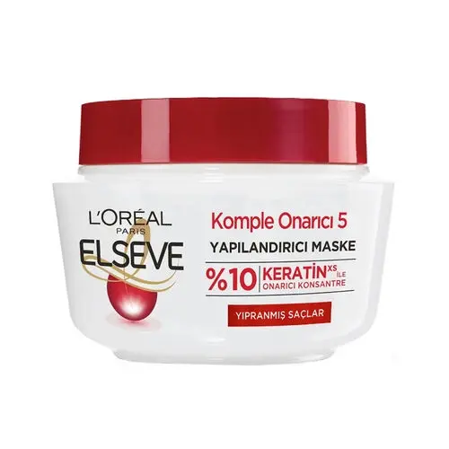 L'Oreal Paris Komple Onarıcı & Yapılandırıcı Saç Maskesi 300 ml - 1