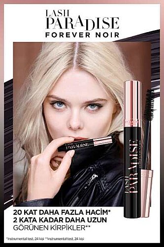 Loreal Paris Lash Paradise Maskara - Forever Noir - 2
