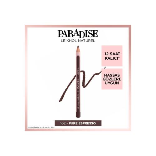 L'Oreal Paris Le Khol Naturel By Paradise Eyeliner - 102 Pure Espresso - 1