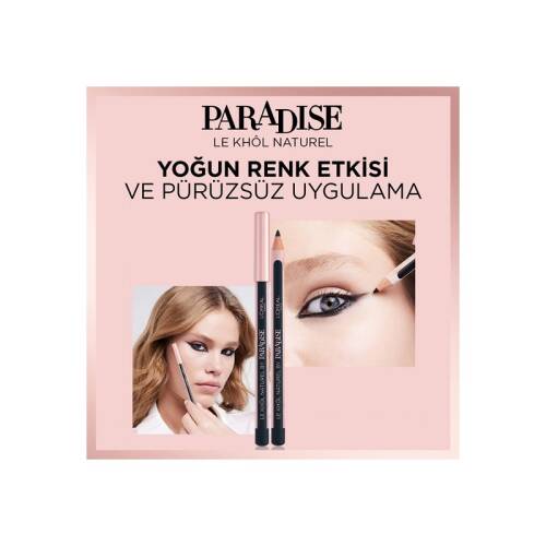 L'Oreal Paris Le Khol Naturel By Paradise Eyeliner - 102 Pure Espresso - 2