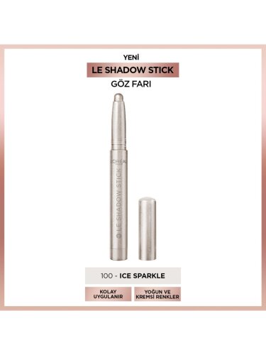 Loreal Paris Le Shadow Stick Göz Farı - 100 Ice Sparkle - 1