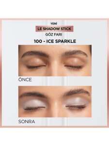 Loreal Paris Le Shadow Stick Göz Farı - 100 Ice Sparkle - 2