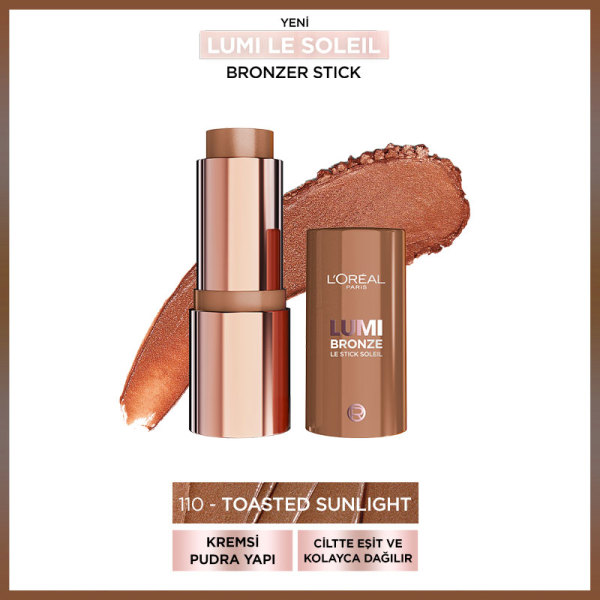 Loreal Paris Lumi Bronzlaştırıcı Stick 110 Toasted Sunlight 