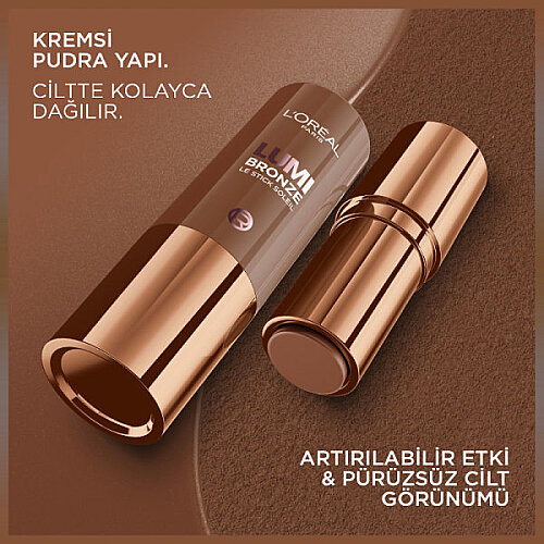 Loreal Paris Lumi Bronzlaştırıcı Stick 110 Toasted Sunlight - 3