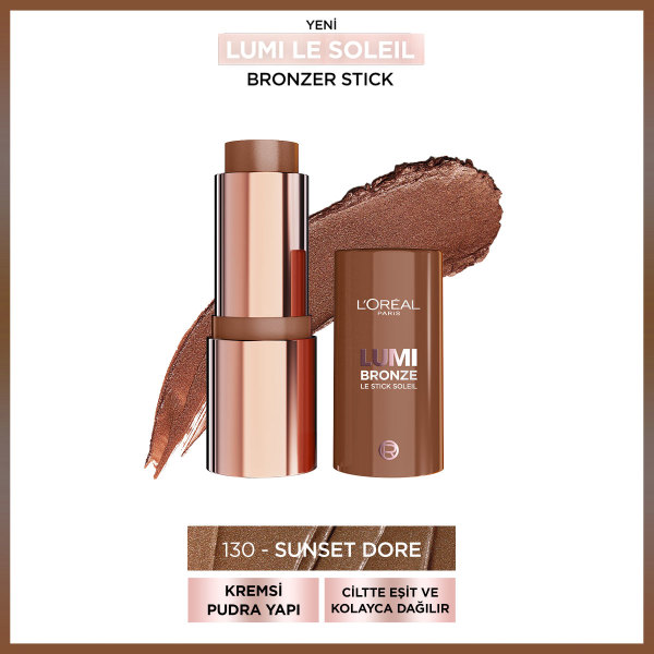 Loreal Paris Lumi Bronzlaştırıcı Stick 130 Sunset Dore