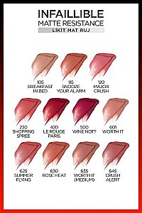 Loreal Paris Infaillible Matte Resistance Likit Mat Ruj - Breakfast In Bed 105 - 7