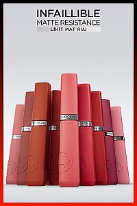 Loreal Paris Infaillible Matte Resistance Likit Mat Ruj - Breakfast In Bed 105 - 8