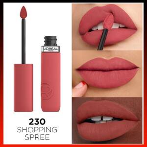 L'Oreal Paris Matte Resistance Liquid Lipstick - Shopping Spree 230 - 2