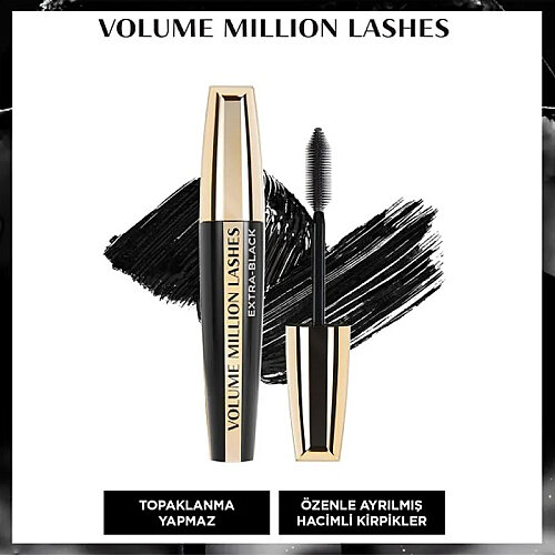 L'Oreal Paris Million Lashes Mascara Extra Black Siyah Maskara - 1