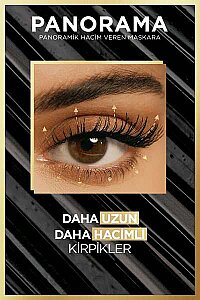 Loreal Paris Panorama Hacim Veren Maskara Kahverengi - 3