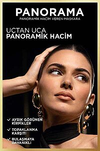 Loreal Paris Panorama Hacim Veren Maskara Kahverengi - 4