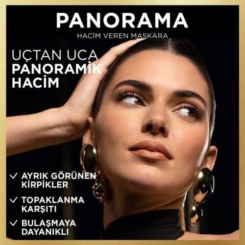 L'Oreal Paris Panorama Hacim Veren Maskara Siyah - 4