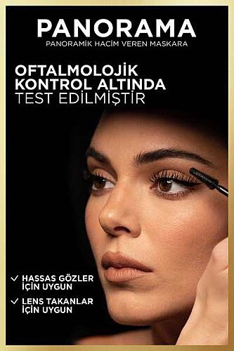 Loreal Paris Panorama Hacim Veren Maskara Siyah - 8