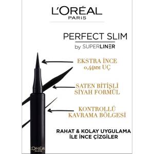 L'Oreal Paris Perfect Slim By Superliner Eyeliner - Siyah - 6