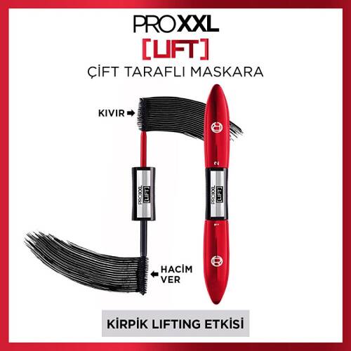 L'Oreal Paris Pro XXL Lift Çift Taraflı Maskara Kirpik Lifting Etkisi - 1