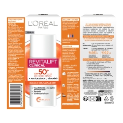 L'Oreal Paris Revitalift Clınıcal Leke Karşıtı Güneş Koruyucu Yüz Kremi SPF50 50 ml - 2