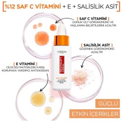 L'Oreal Paris Revitalift Clinical %12 Saf C Vitamini Aydınlatıcı Serum 30 ml - 3