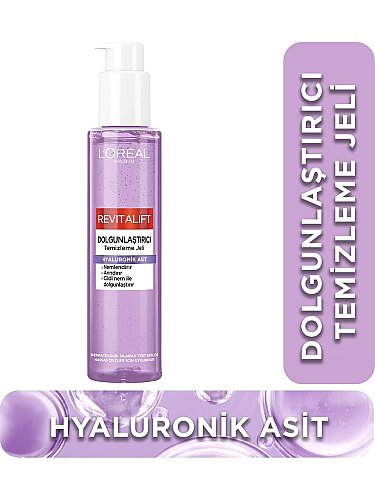 L'Oreal Paris Revitalift Filler Dolgunlaştırıcı Temizleme Jeli 150 ml - 1