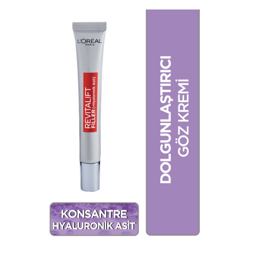 L'Oreal Paris Revitalift Filler Dolgunlaştırıcı Yaşlanma Karşıtı Göz Bakım Kremi 15 ml - 1