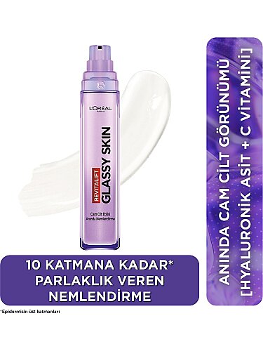 Loreal Paris Revitalift Filler Glassy Skin Cam Cİlt Görünümü Veren Hyaluronik Asit İçeren Nemlendirici 50 ml - 1