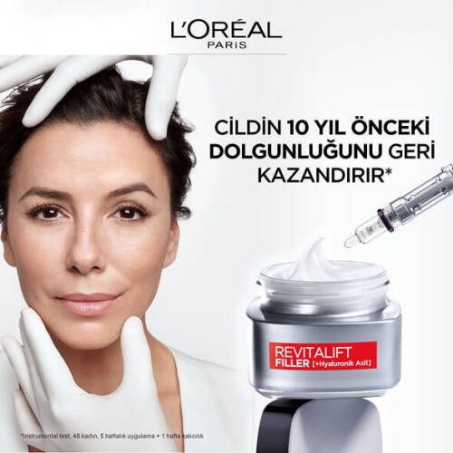 L'Oreal Paris Revitalift Filler Hyaluronik Asit Gündüz Bakım Kremi 50 ml - 5