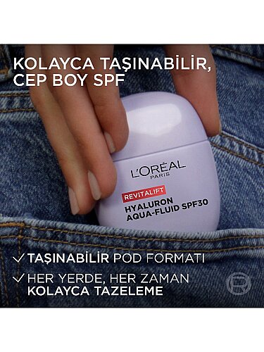 Loreal Paris Revitalift Hyaluronik Asit İçeren Dolgunlaştırıcı Etkili SPF30 Korumalı Nemlendirici Yüz Kremi 40 ml - 6
