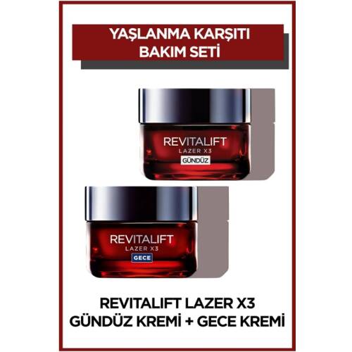 Loreal Paris Revitalift Laser Gece - Gündüz Bakım Seti - 1