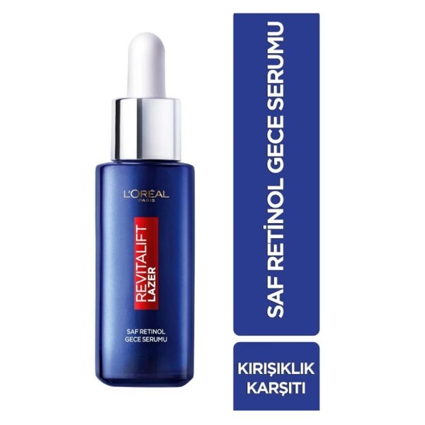 L'Oreal Paris Revitalift Lazer Saf Retinol Derin Kırışıklık Karşıtı Gece Serumu 30 ml - 1