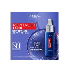 L'Oreal Paris Revitalift Lazer Saf Retinol Derin Kırışıklık Karşıtı Gece Serumu 30 ml - 8