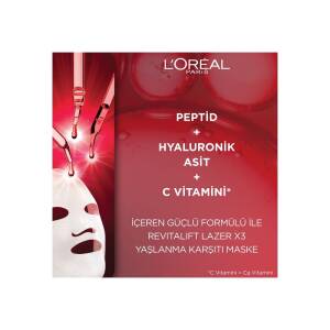 L'Oreal Paris Revitalift Lazer X3 Yaşlanma Karşıtı Maske 28 gr - 3