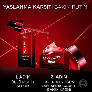 Loreal Paris Revitalift Lazer Yaşlanma Belirtileri Karşıtı Üçlü Peptit Bakım Serumu 30 ml - 2