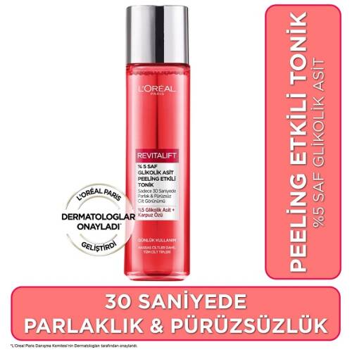 L'Oreal Paris Revitalift Peeling Etkili Tonik 180 ml - 1