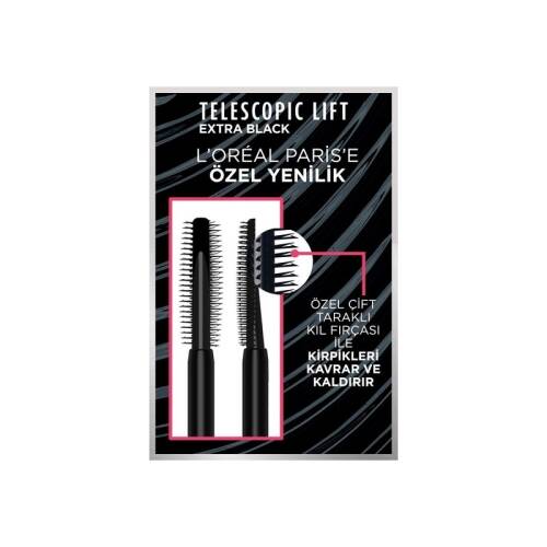 L'Oreal Paris Telescopic Lift Extra Black Maskara - 3