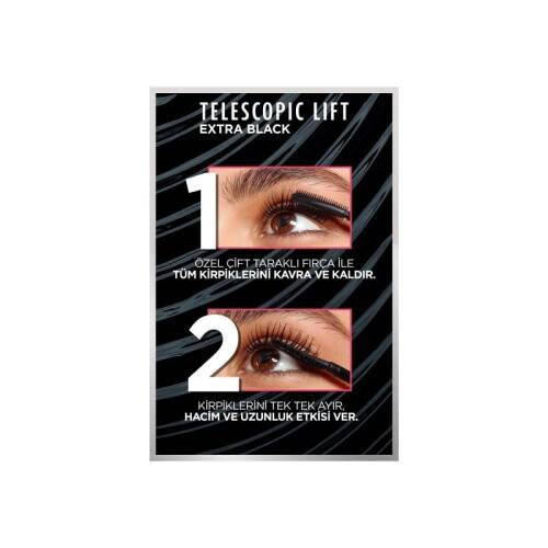 L'Oreal Paris Telescopic Lift Extra Black Maskara - 4