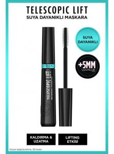 Loreal Paris Telescopic Lift Suya Dayanıklı Maskara - Noir/Black