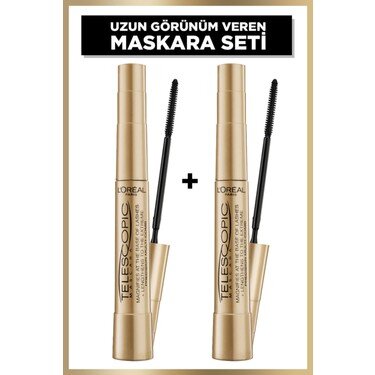 L'Oreal Paris Telescopic Maskara - 2 Adet - 1