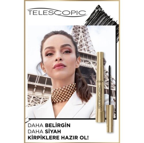 Loreal Paris Telescopic Suya Dayanıklı Maskara Siyah - 3