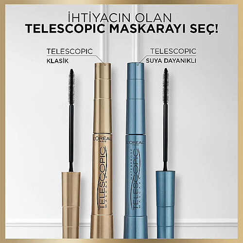 Loreal Paris Telescopic Suya Dayanıklı Maskara Siyah - 6
