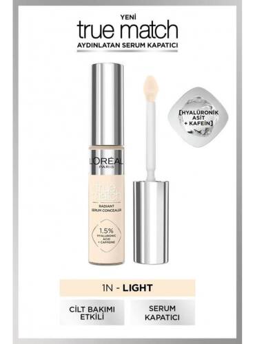 Loreal Paris True Match Aydınlatan Serum Kapatıcı - 1N Light - 1