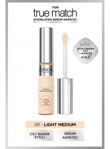 Loreal Paris True Match Aydınlatan Serum Kapatıcı - 2R Light Medium - 1