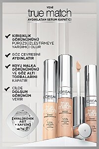 Loreal Paris True Match Aydınlatan Serum Kapatıcı - 4D Light Medium - 3